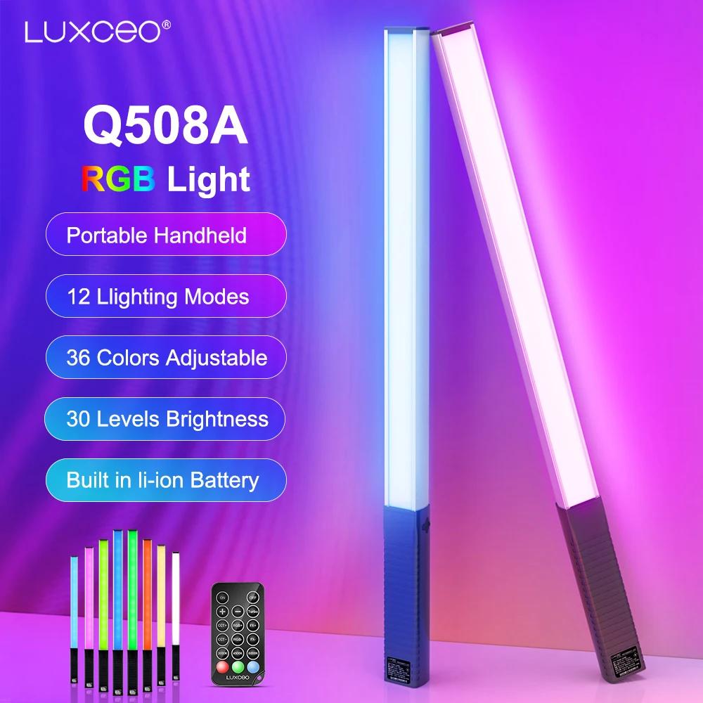 LUXCEO Q508A RGB   LED ޴  Ʃ 3000K-6000K Youtube TikTok   ͸ Ʃ  